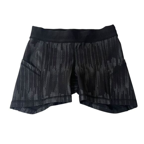Lululemon Biker Shorts Gym Shorts Black and Gray Size 4 - Picture 1 of 8